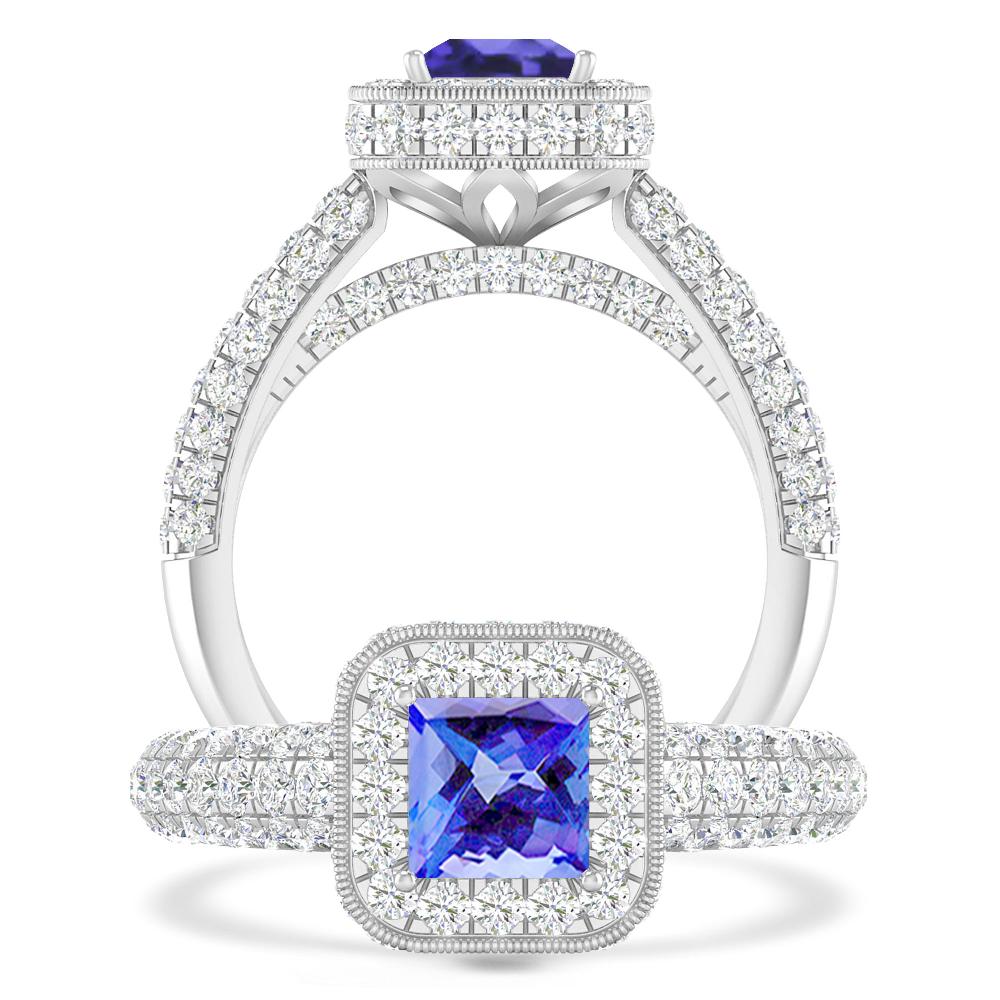 White Gold - Tanzanite