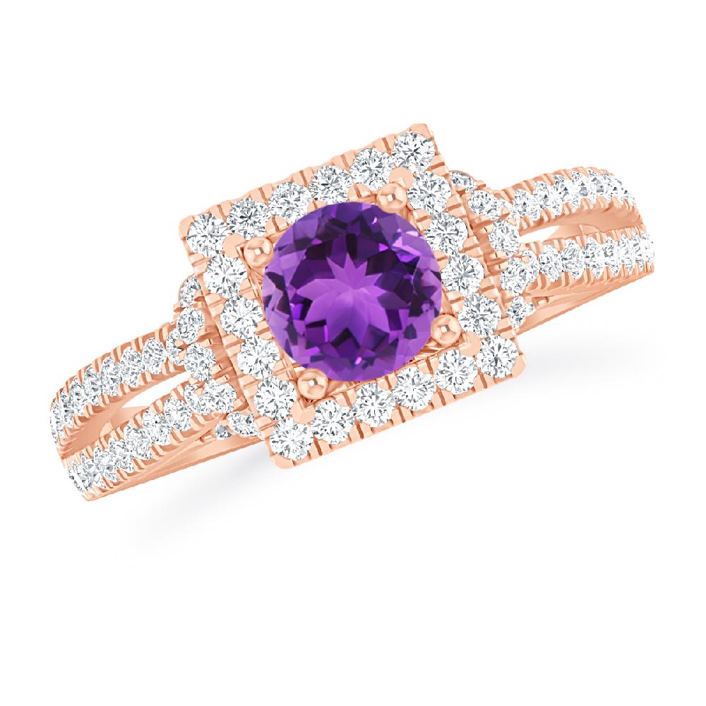 Rose Gold - Amethyst