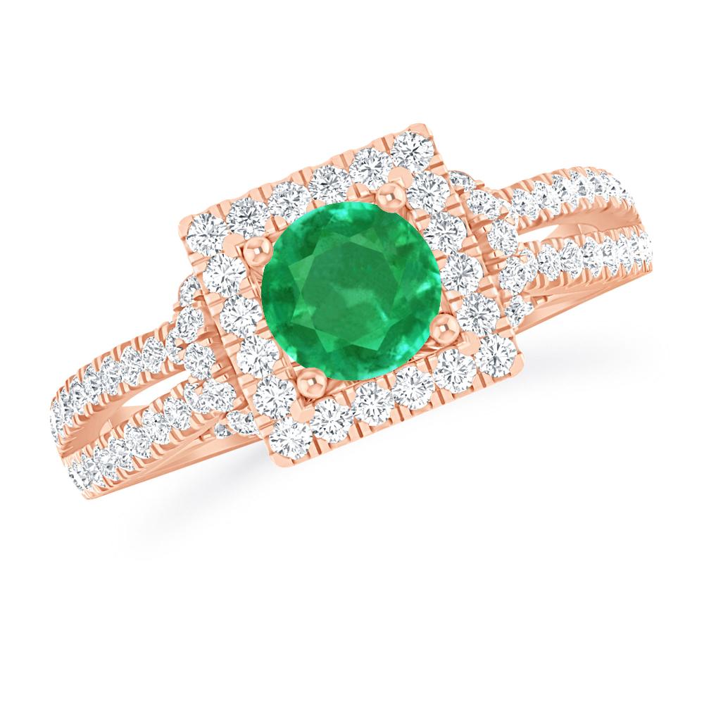 Rose Gold - Emerald