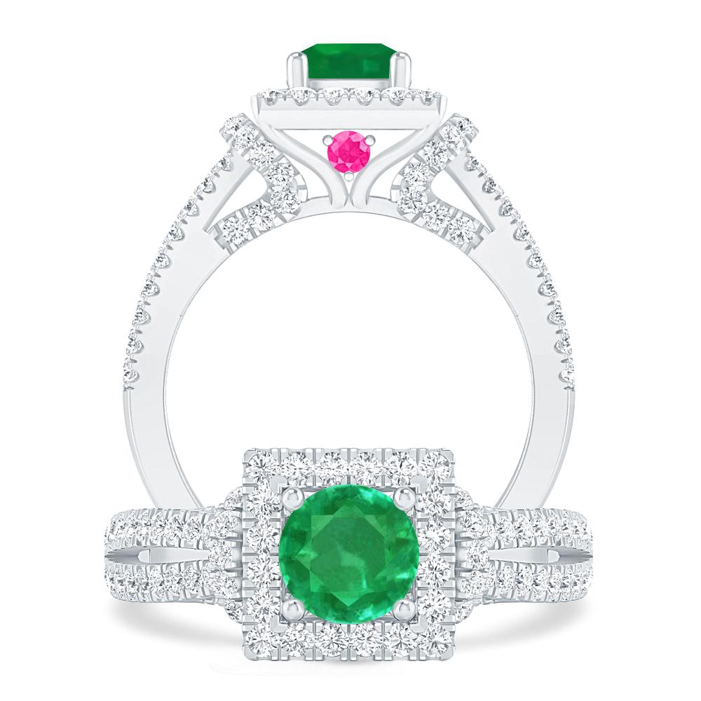 White Gold - Emerald