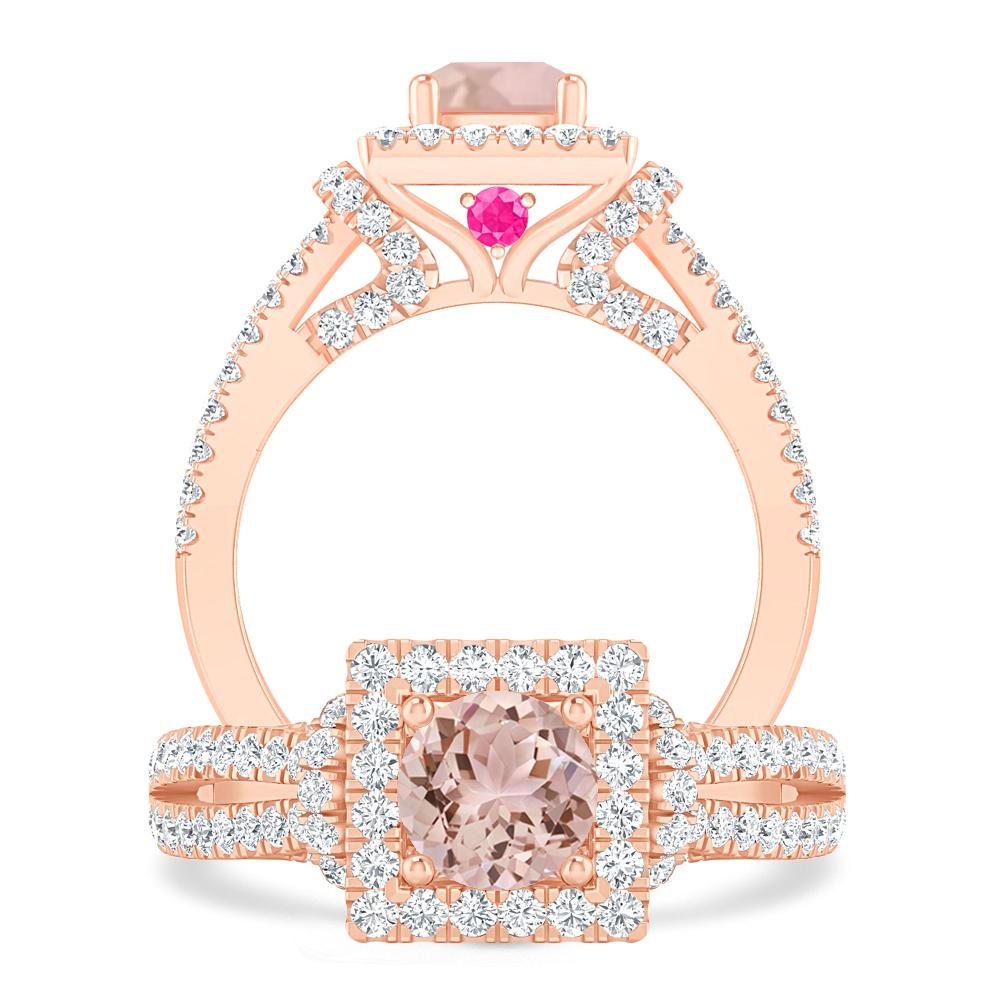 Rose Gold - Morganite