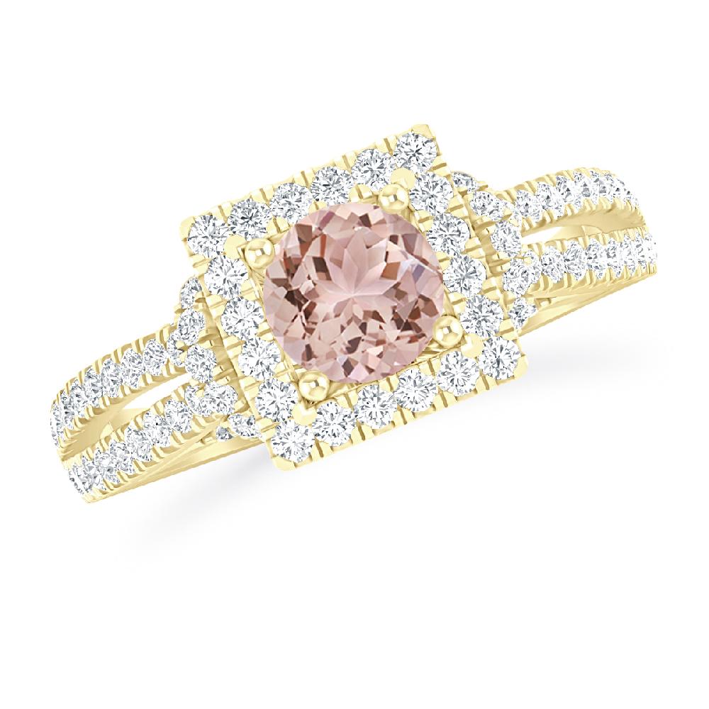 Yellow Gold - Morganite