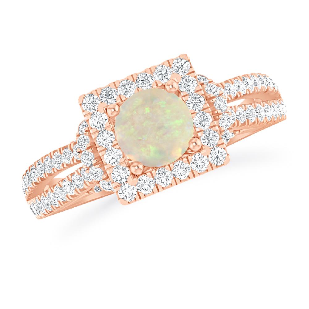 Rose Gold - Opal
