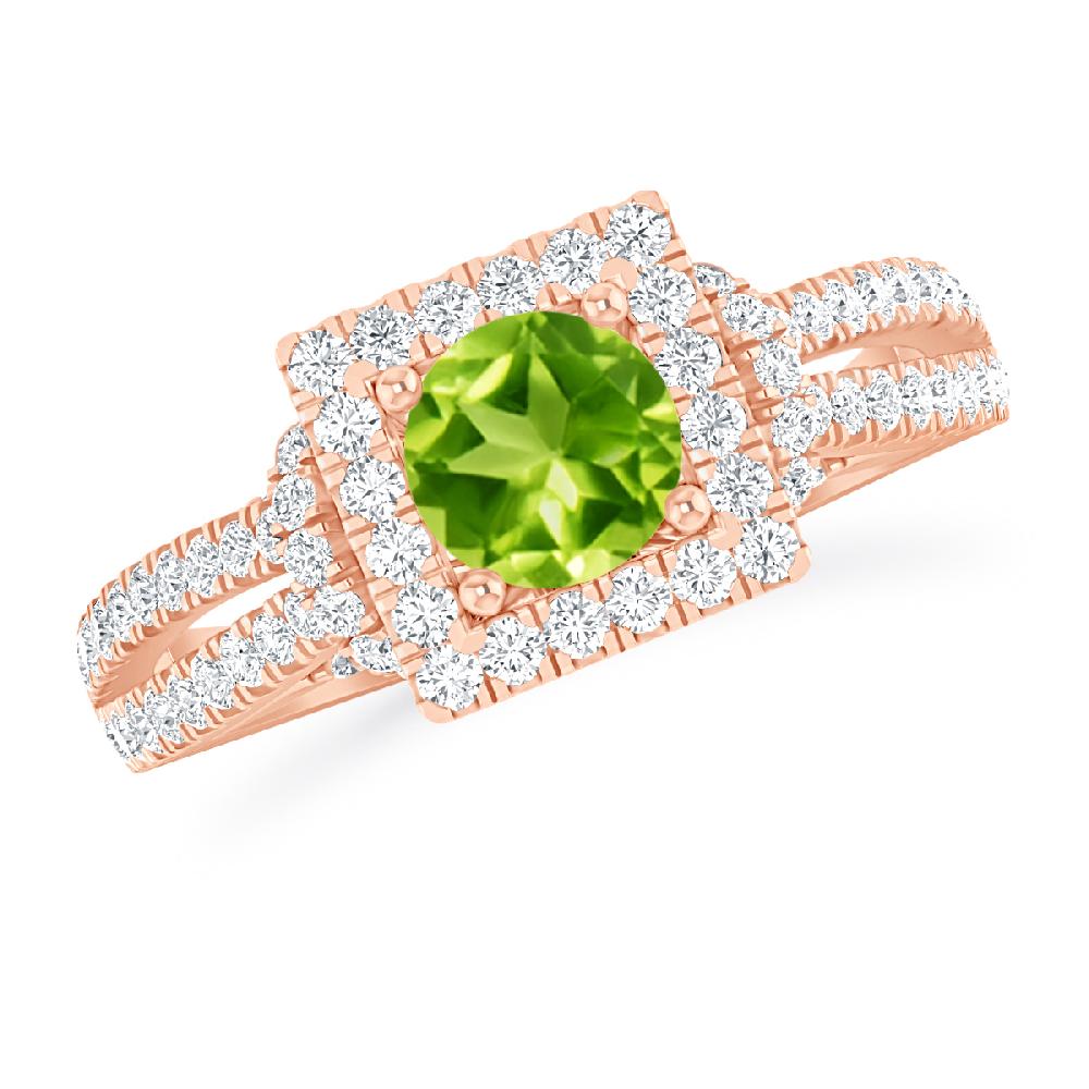 Rose Gold - Peridot
