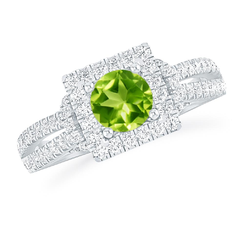 White Gold - Peridot