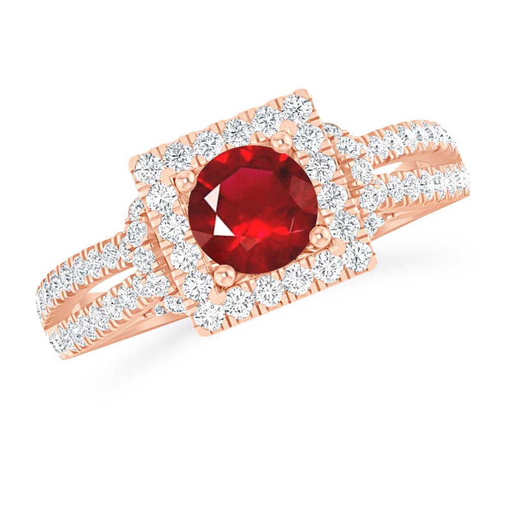 Rose Gold - Ruby