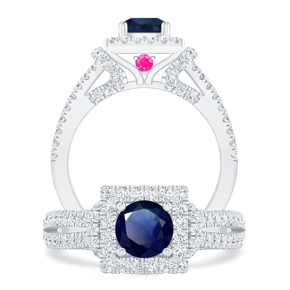 White Gold - Sapphire
