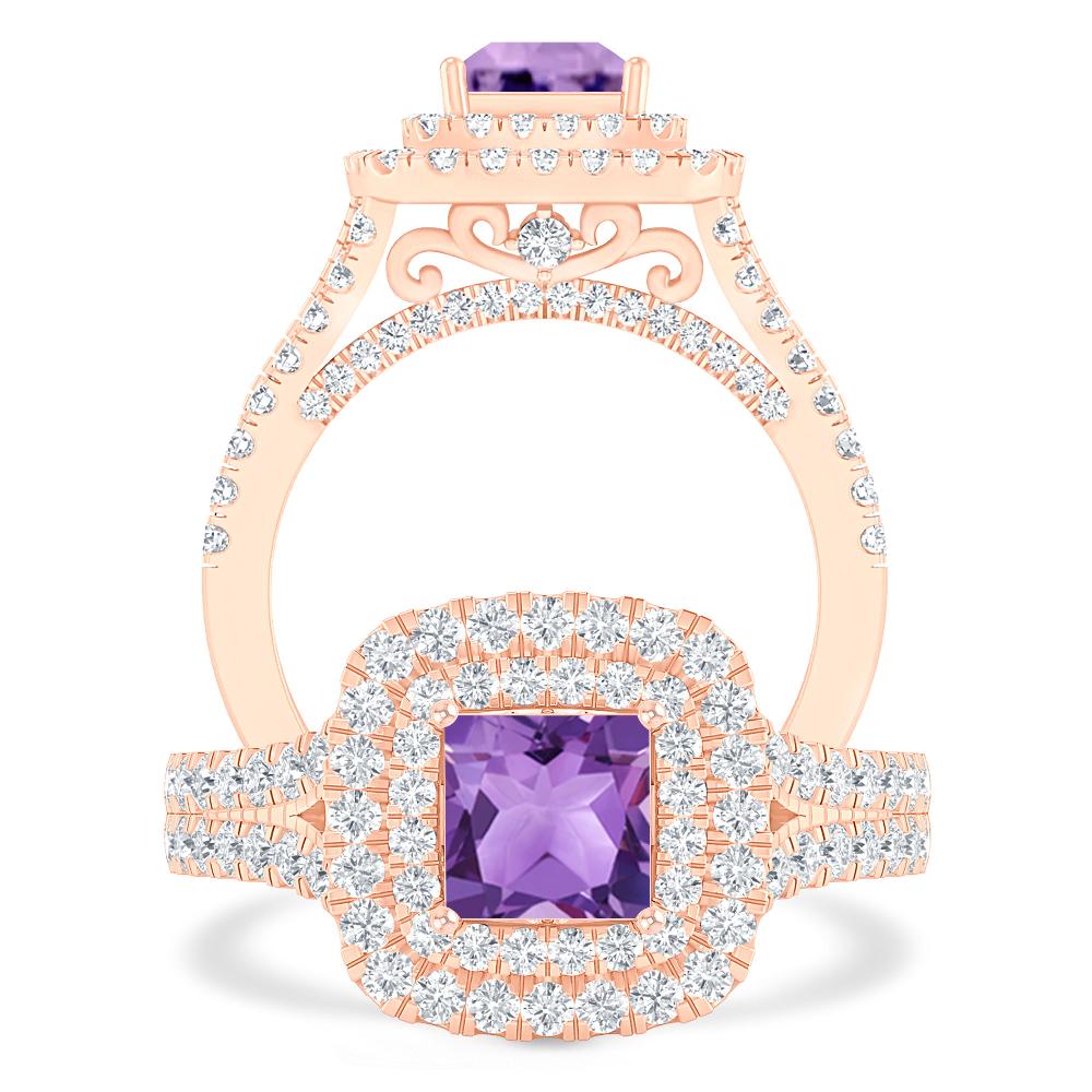 Rose Gold - Amethyst