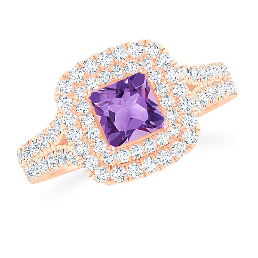 Rose Gold - Amethyst