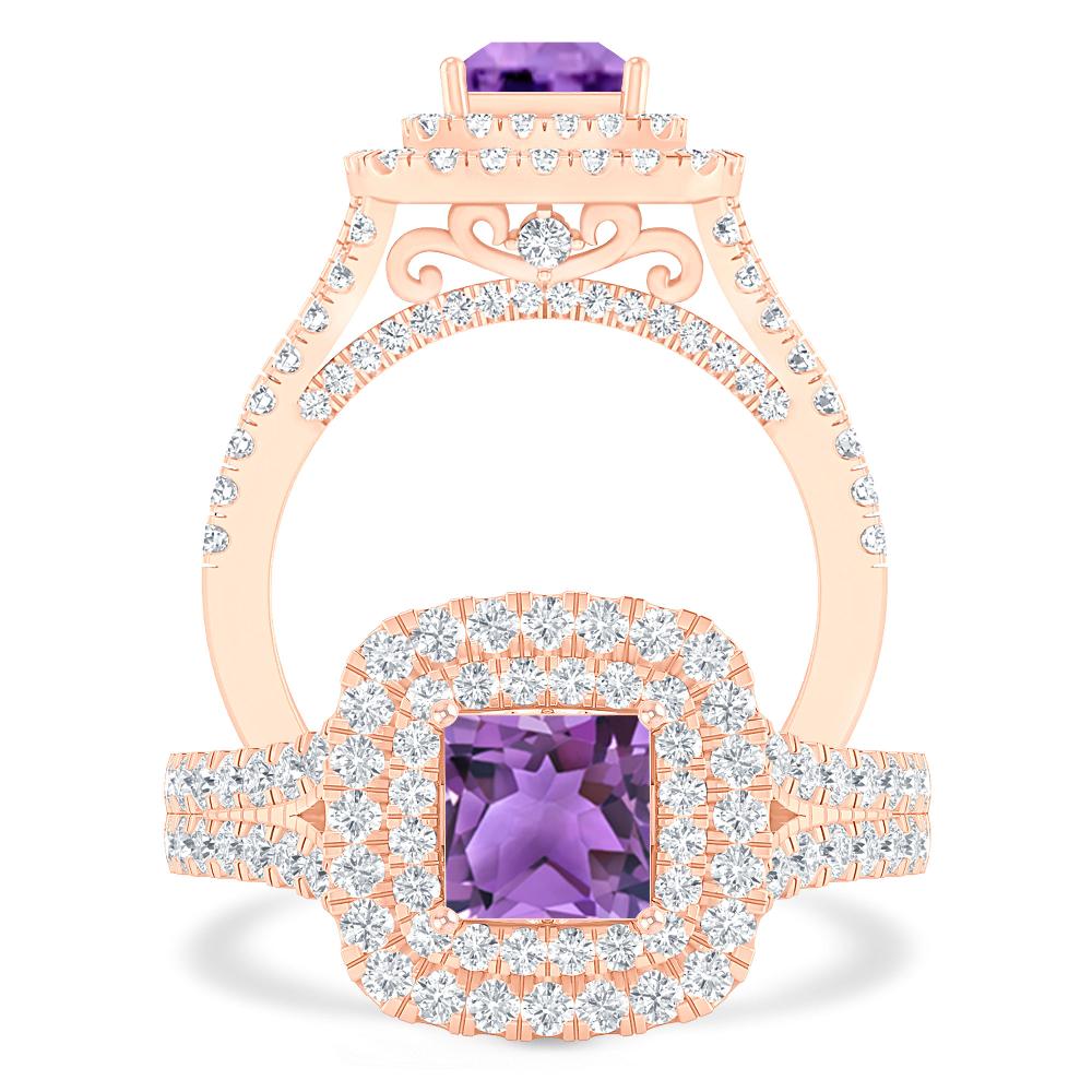 Rose Gold - Amethyst