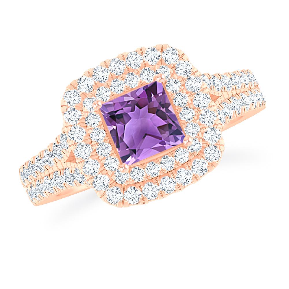 Rose Gold - Amethyst
