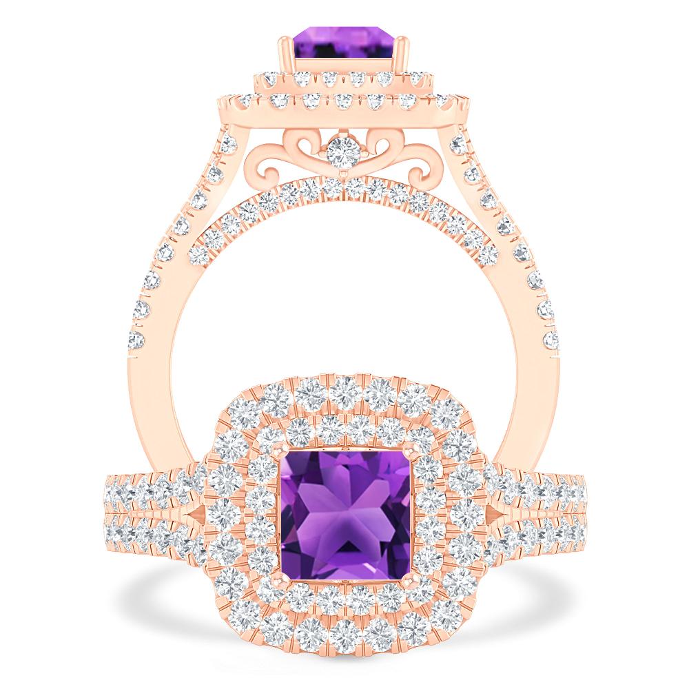 Rose Gold - Amethyst