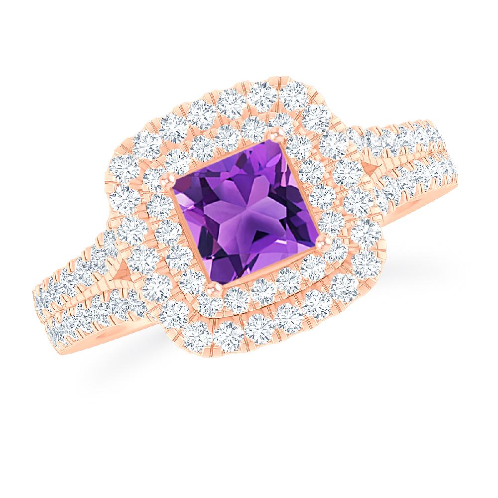 Rose Gold - Amethyst
