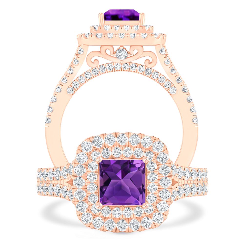 Rose Gold - Amethyst