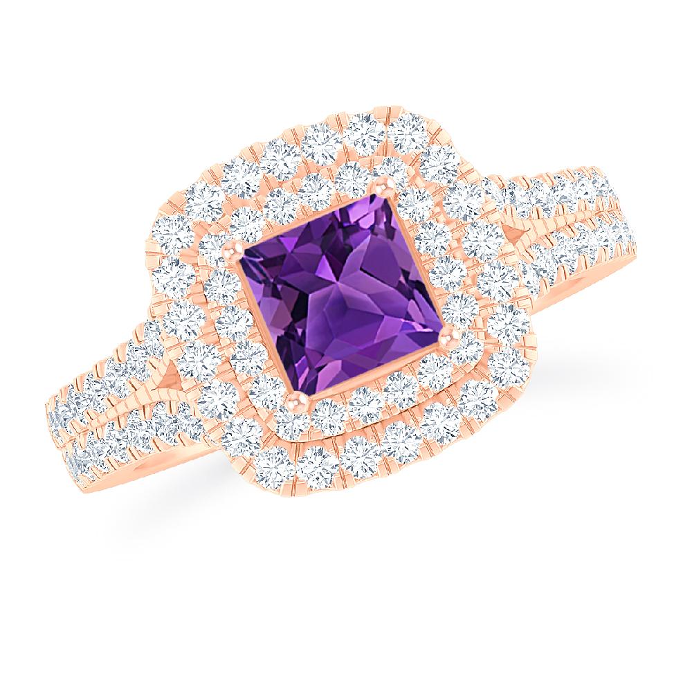 Rose Gold - Amethyst