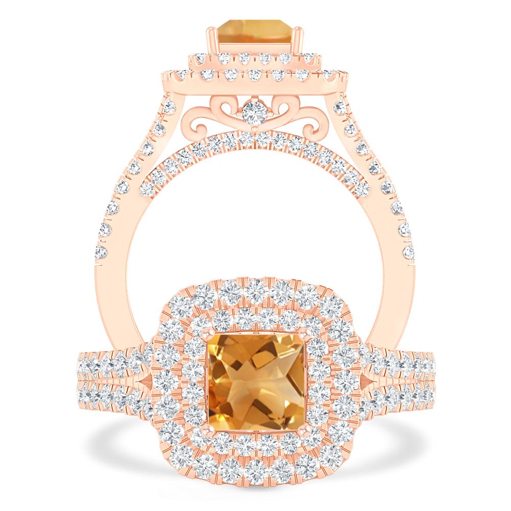 Rose Gold - Citrine