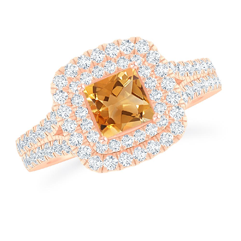 Rose Gold - Citrine