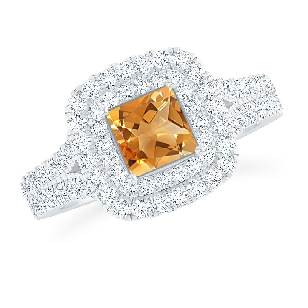 White Gold - Citrine