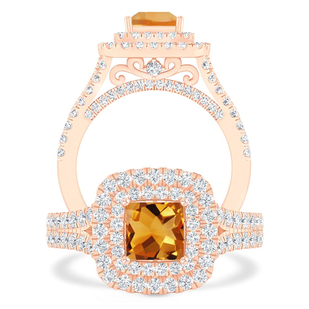 Rose Gold - Citrine