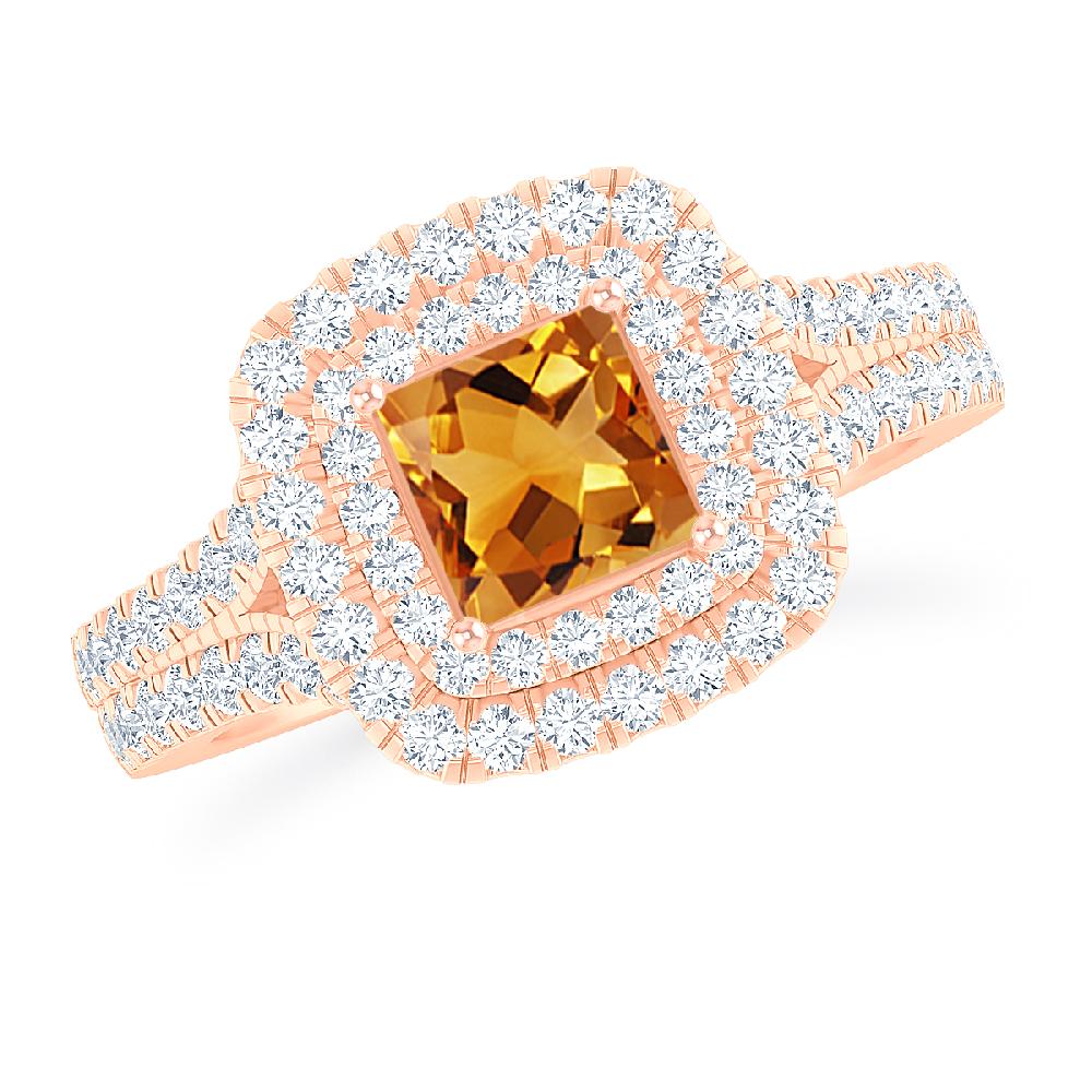 Rose Gold - Citrine