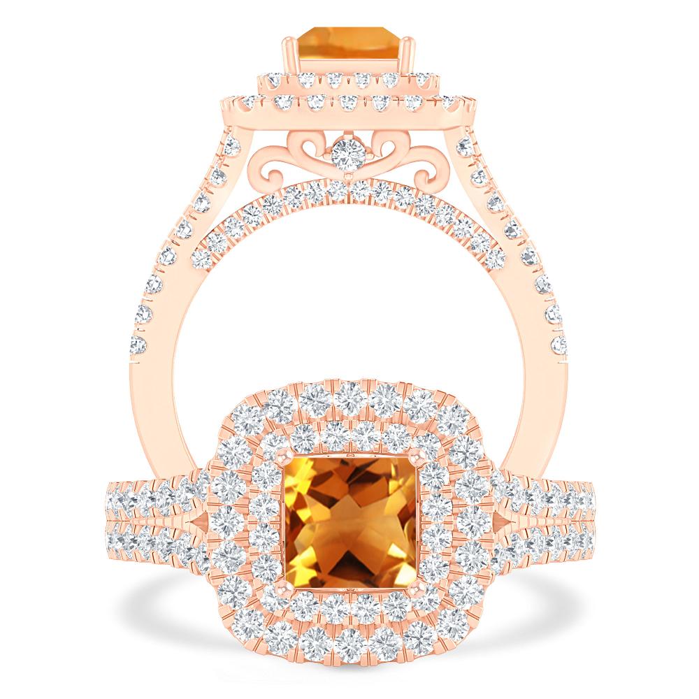 Rose Gold - Citrine