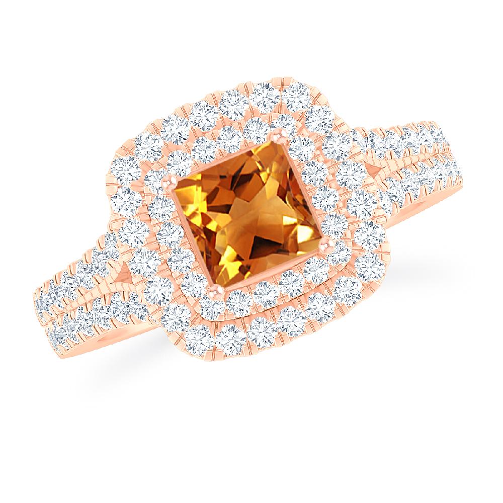 Rose Gold - Citrine
