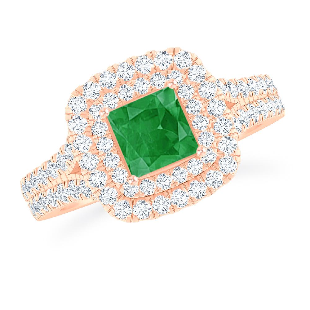 Rose Gold - Emerald