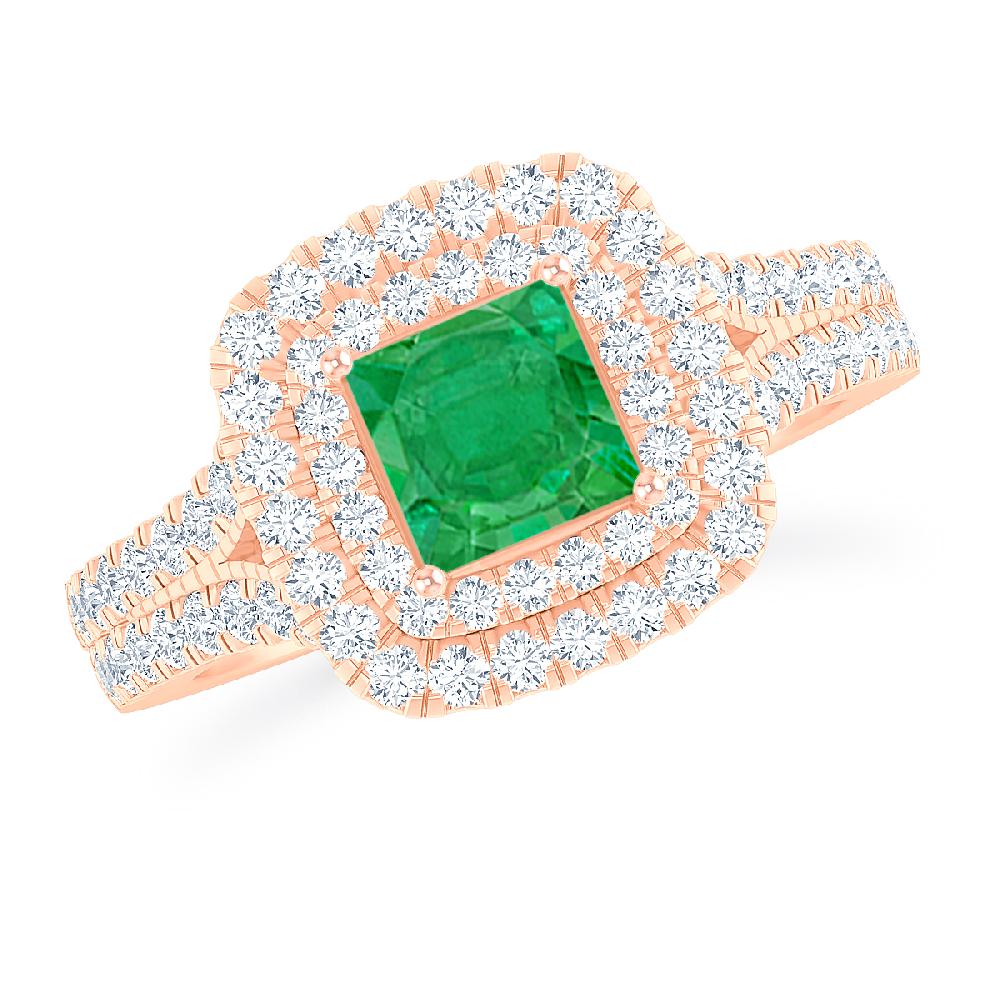 Rose Gold - Emerald