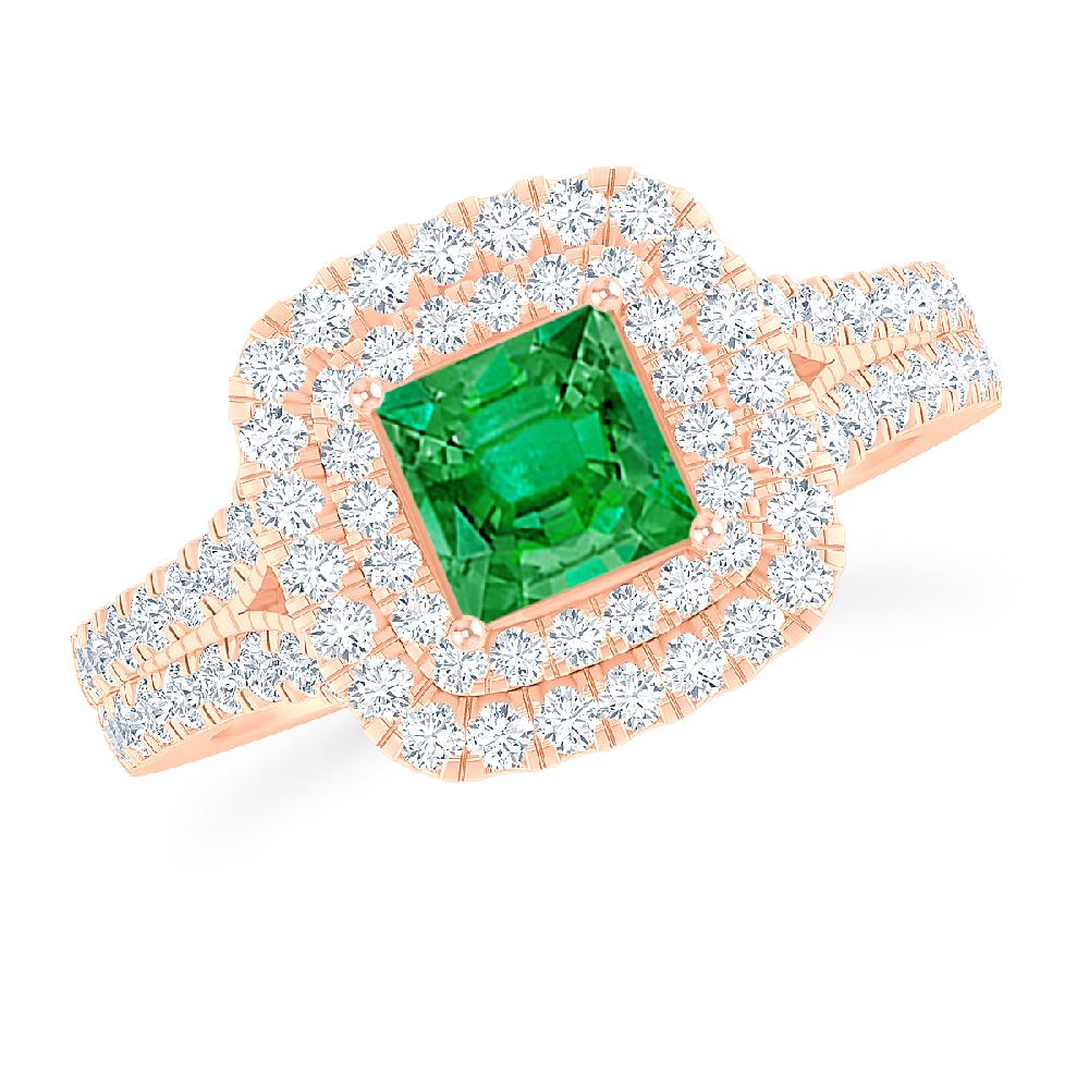 Rose Gold - Emerald