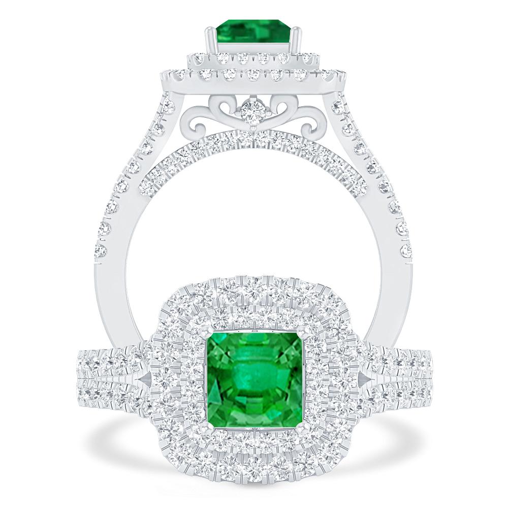 White Gold - Emerald