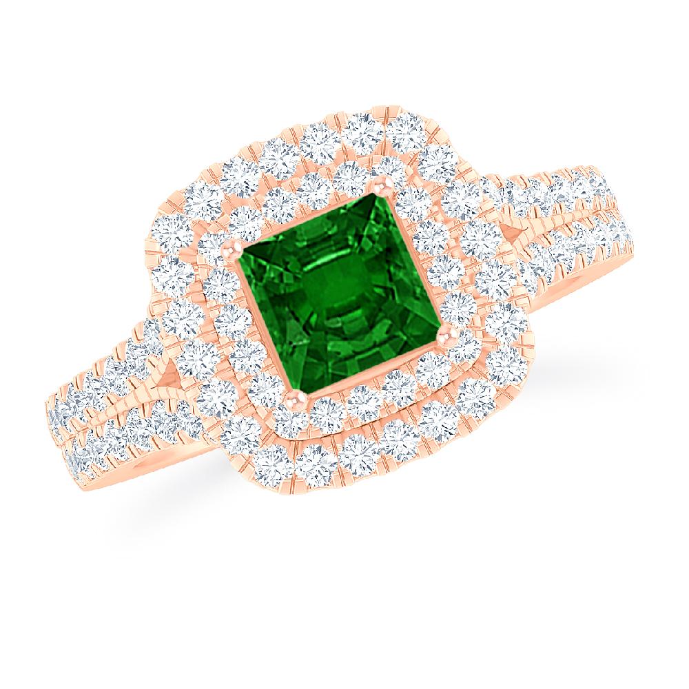 Rose Gold - Emerald