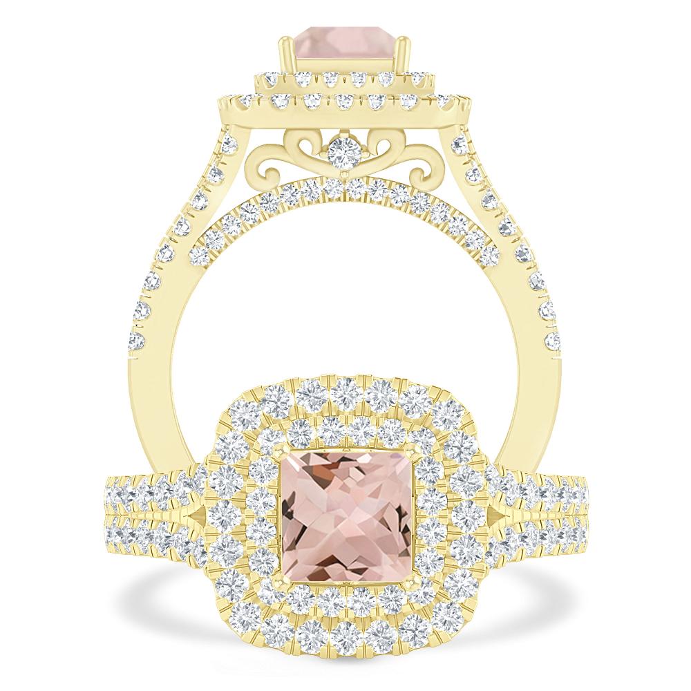 Yellow Gold - Morganite