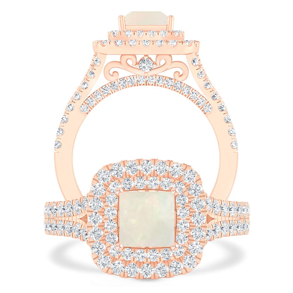 Rose Gold - Opal
