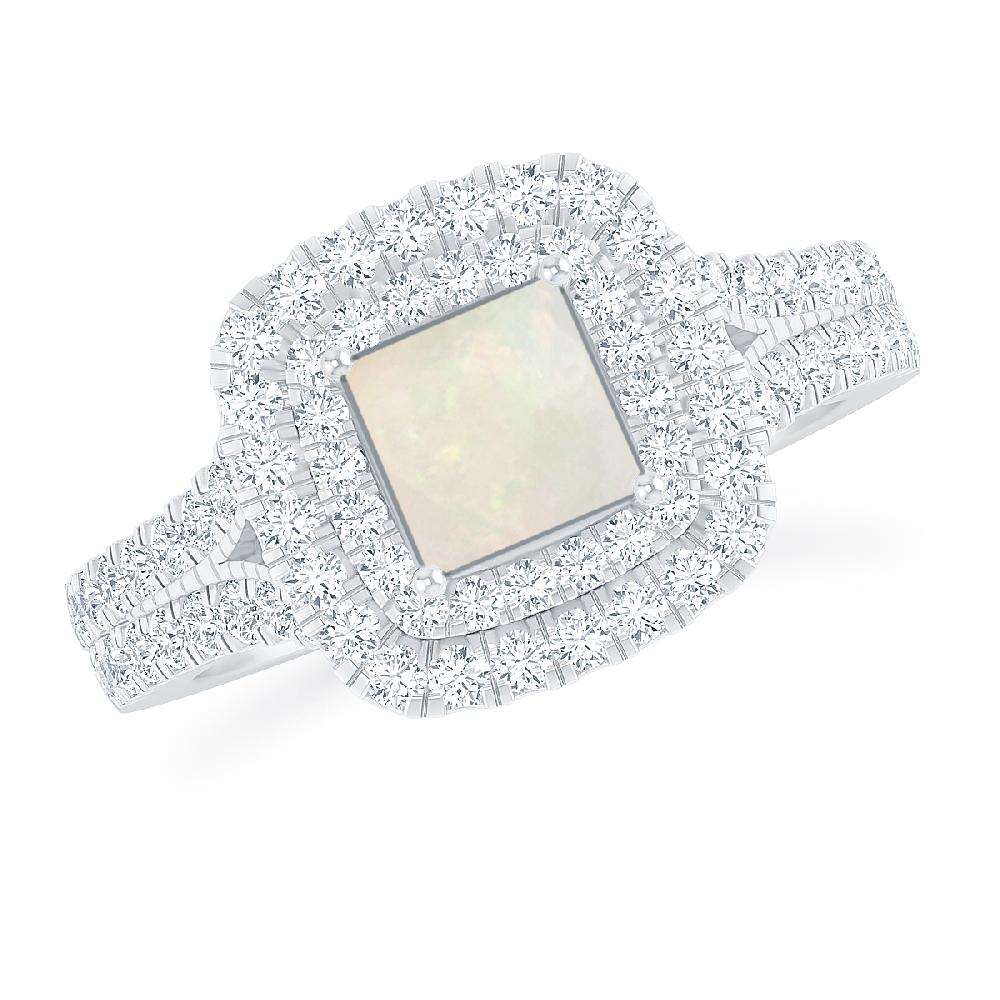 White Gold - Opal