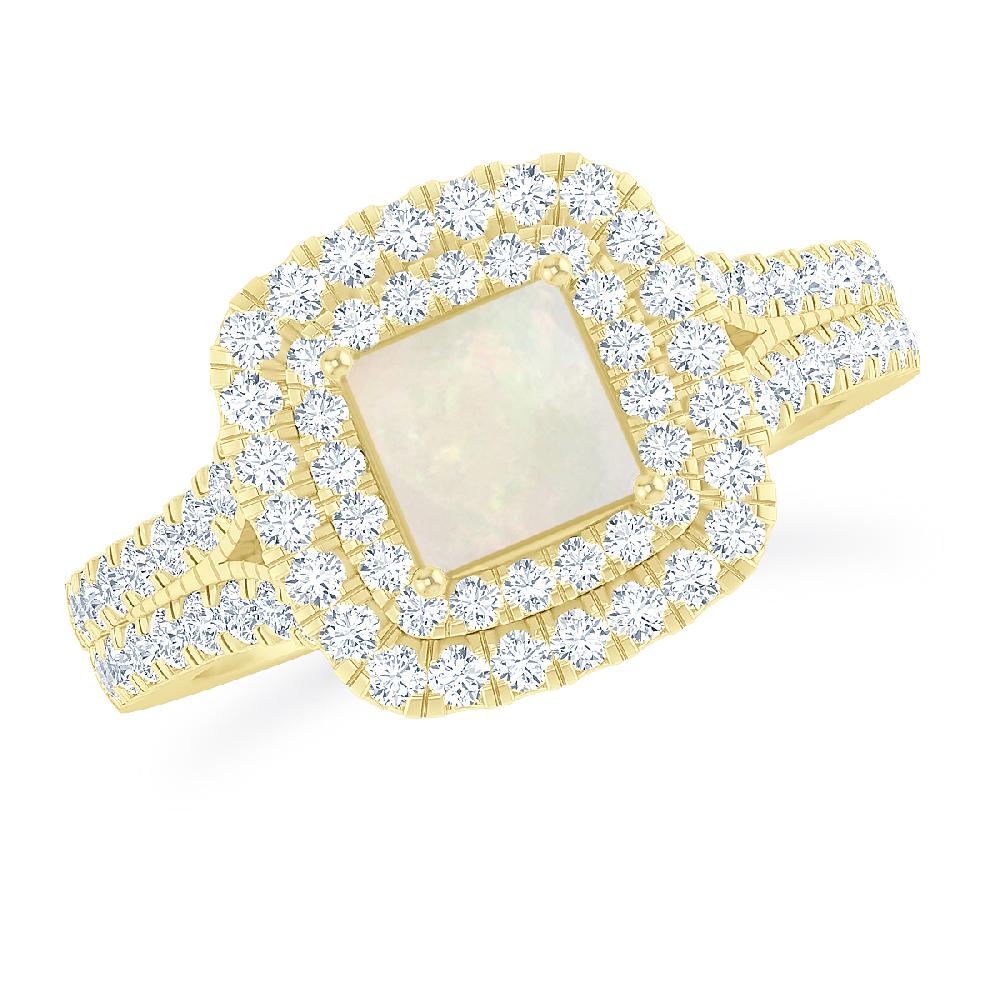 Yellow Gold - Opal
