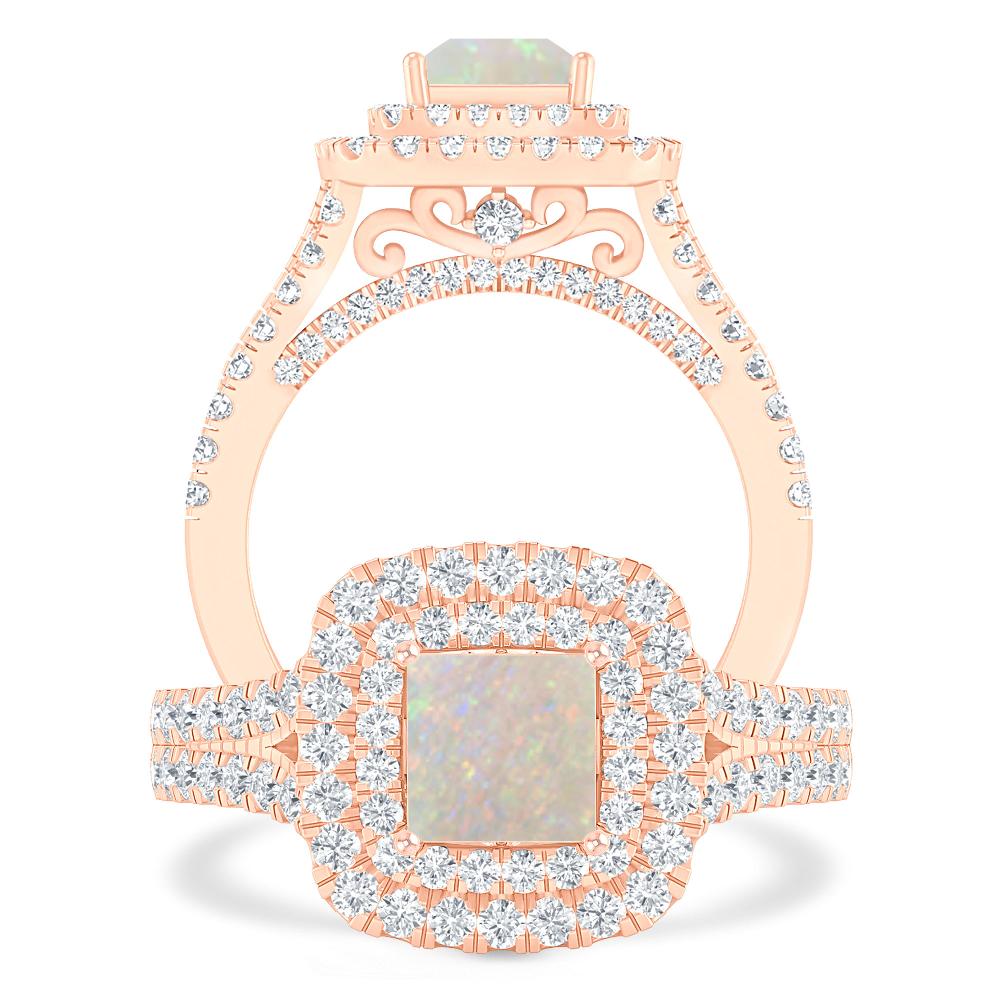 Rose Gold - Opal