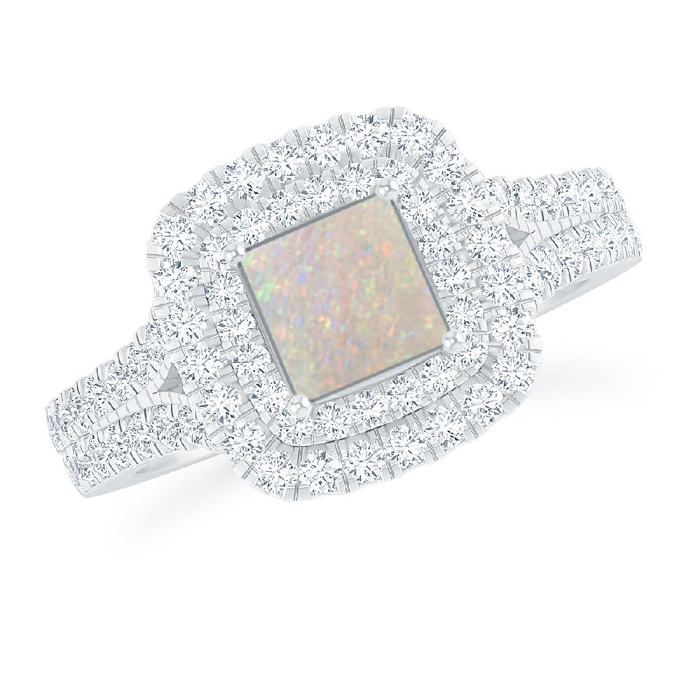 White Gold - Opal