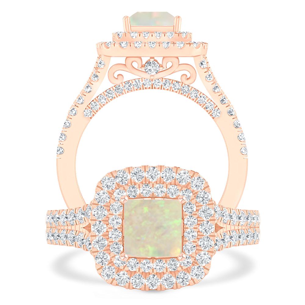 Rose Gold - Opal