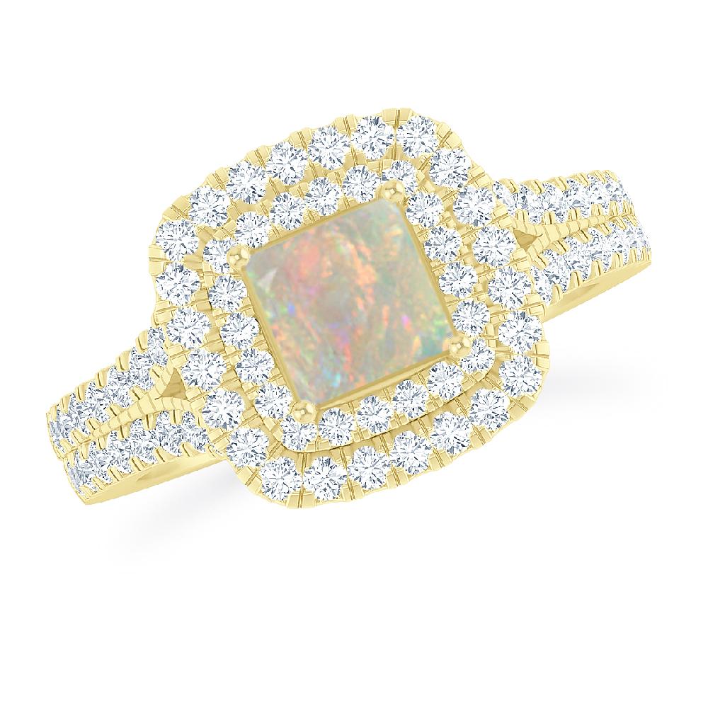 Yellow Gold - Opal