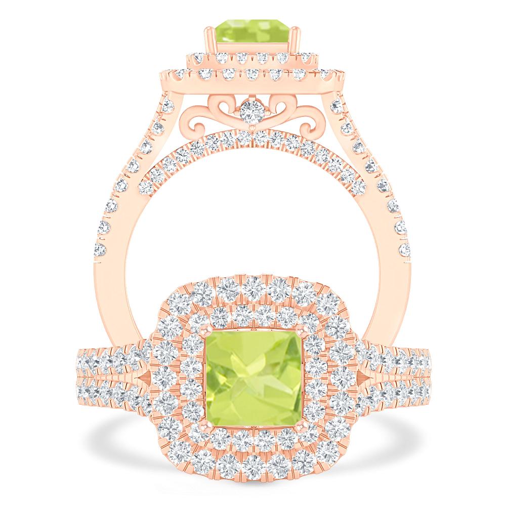 Rose Gold - Peridot