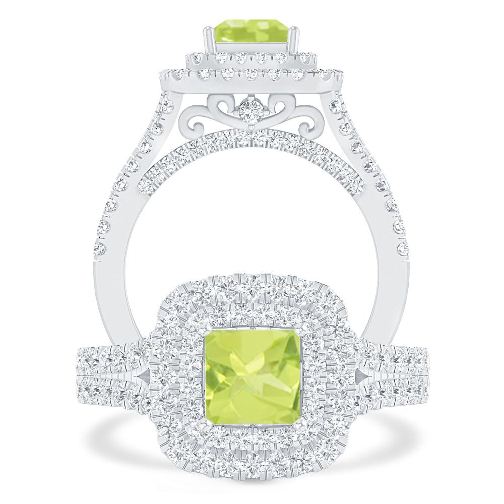 White Gold - Peridot