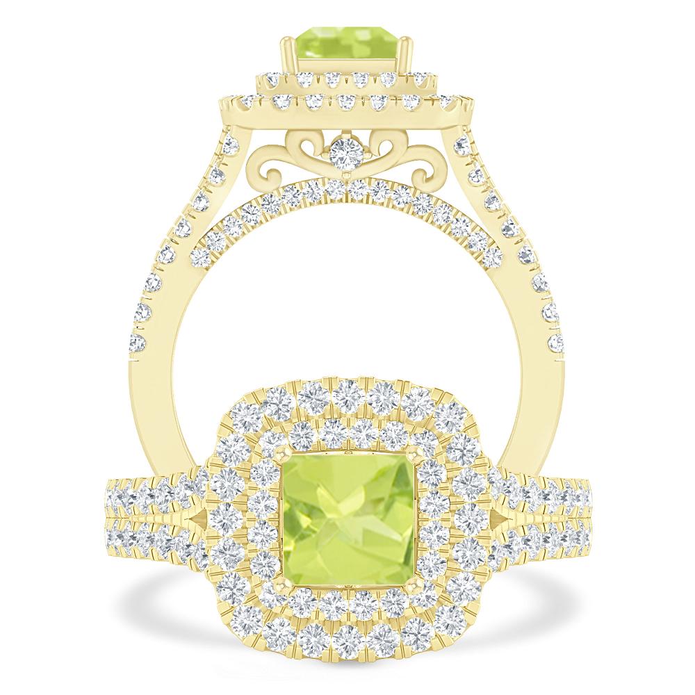 Yellow Gold - Peridot