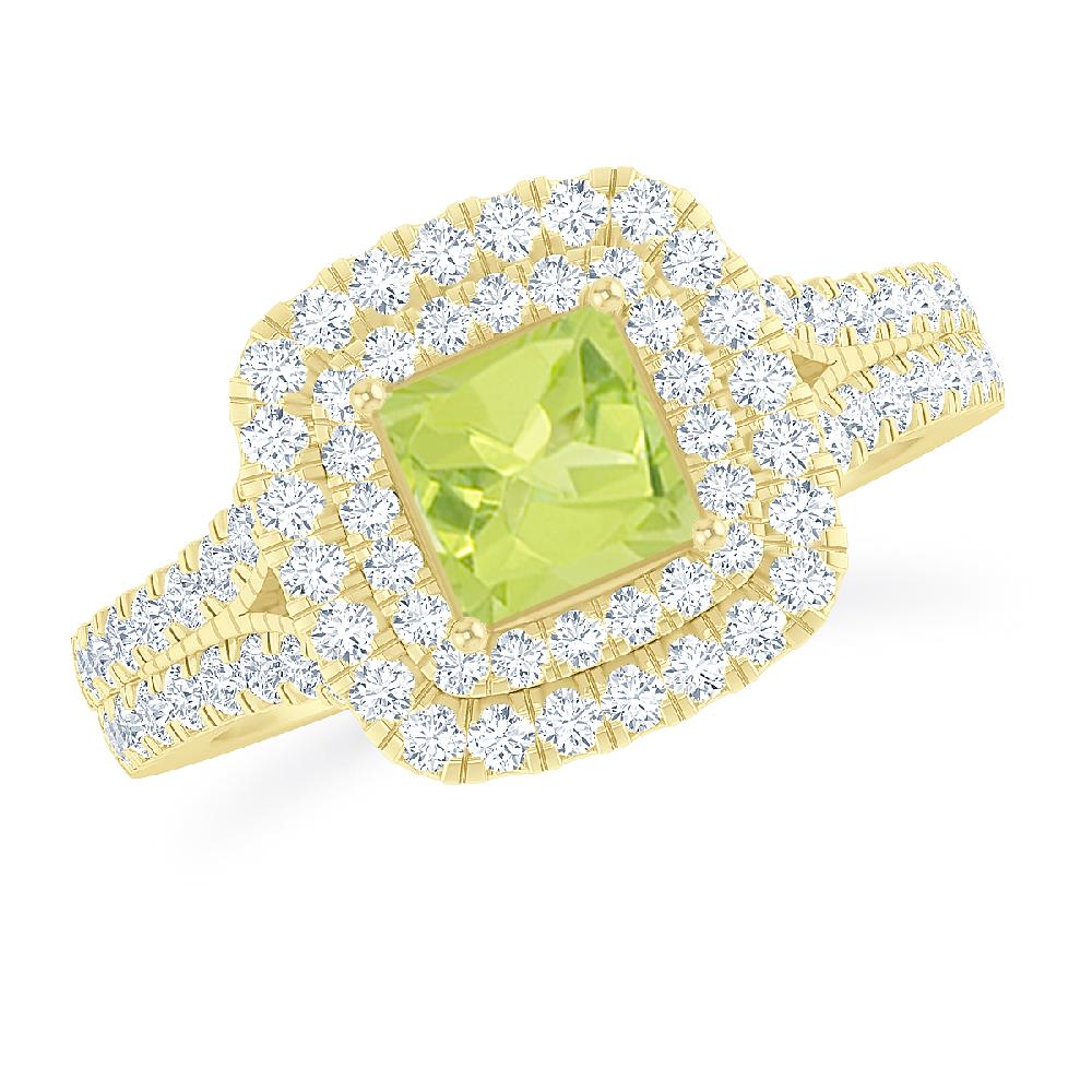 Yellow Gold - Peridot