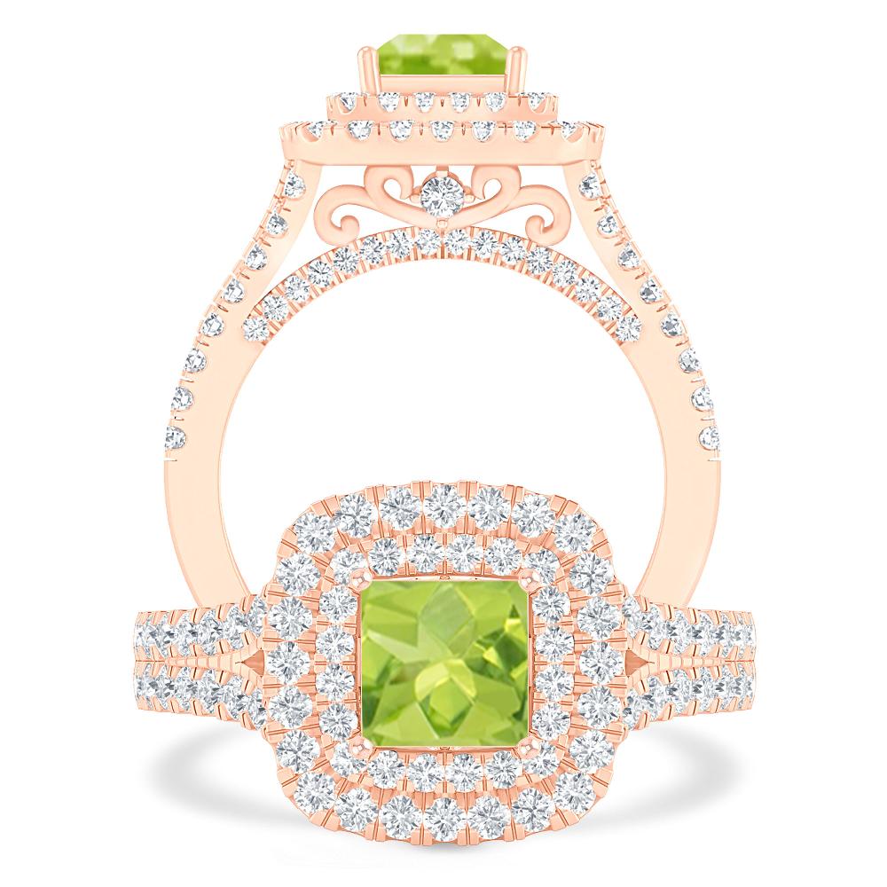 Rose Gold - Peridot