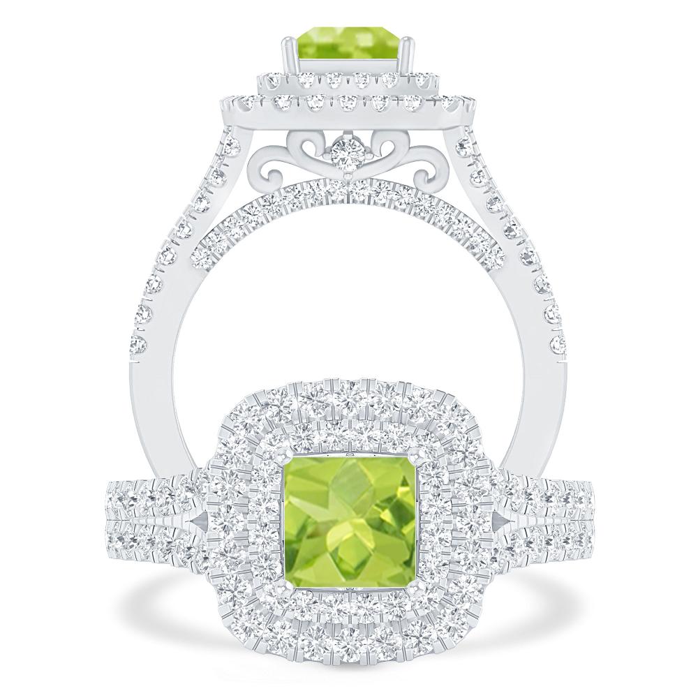 White Gold - Peridot