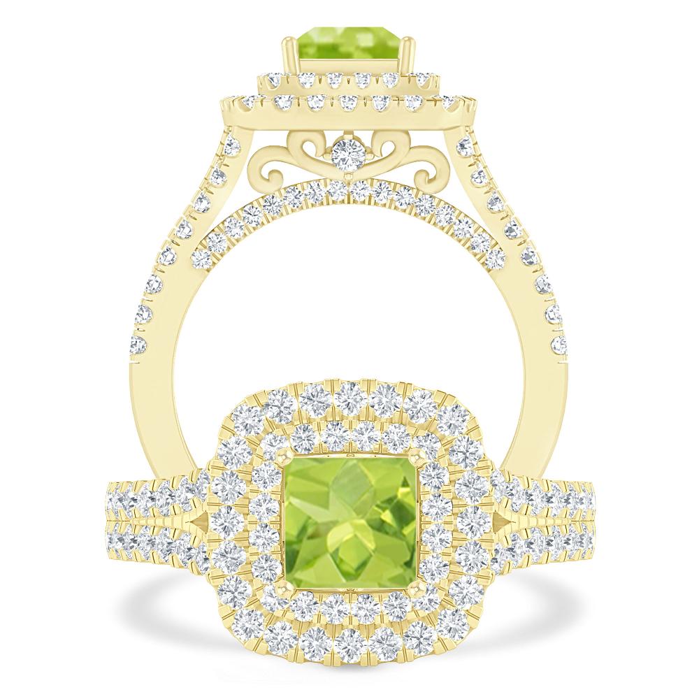 Yellow Gold - Peridot