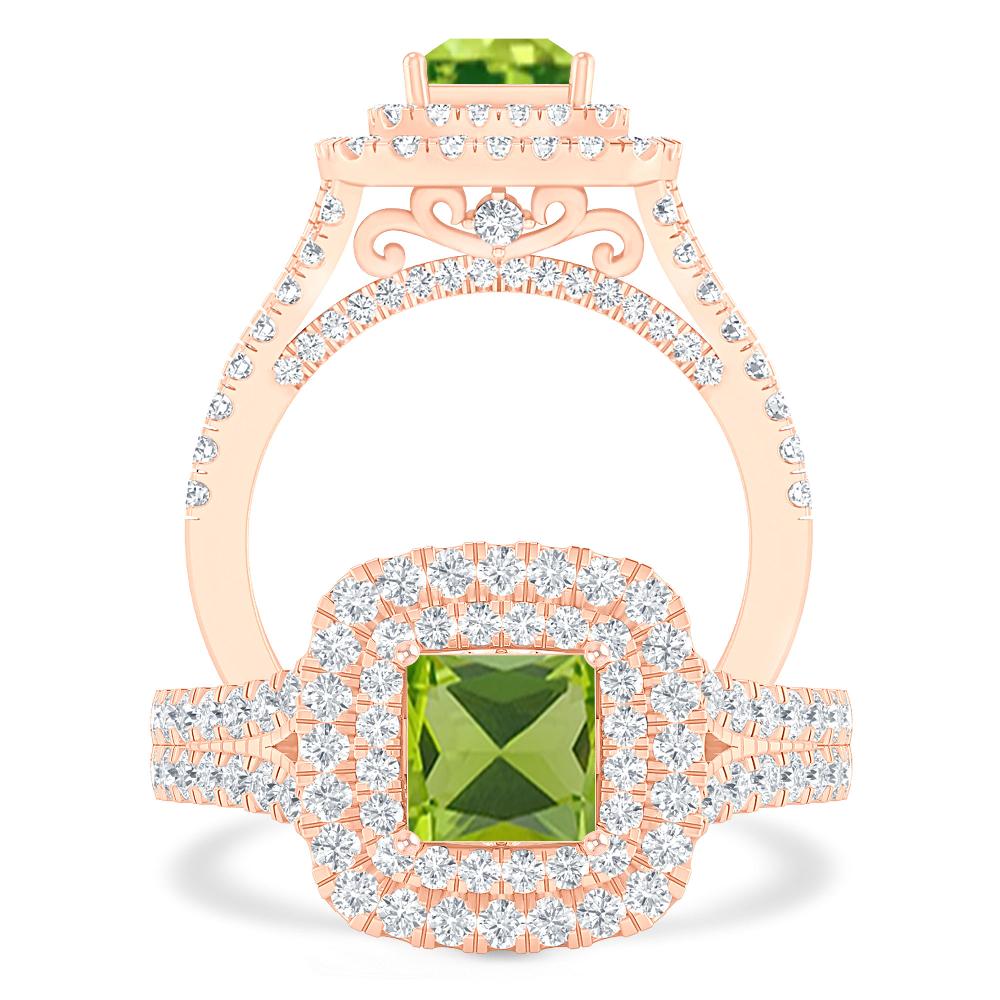 Rose Gold - Peridot