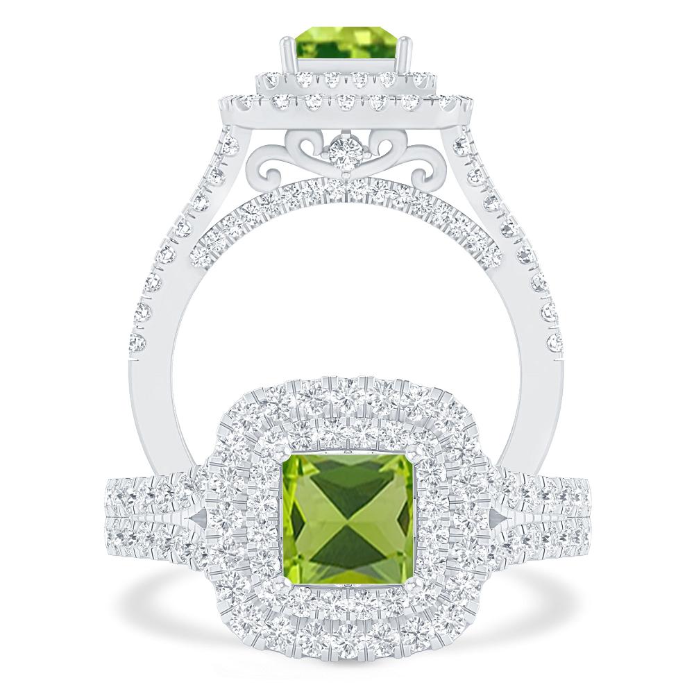 White Gold - Peridot