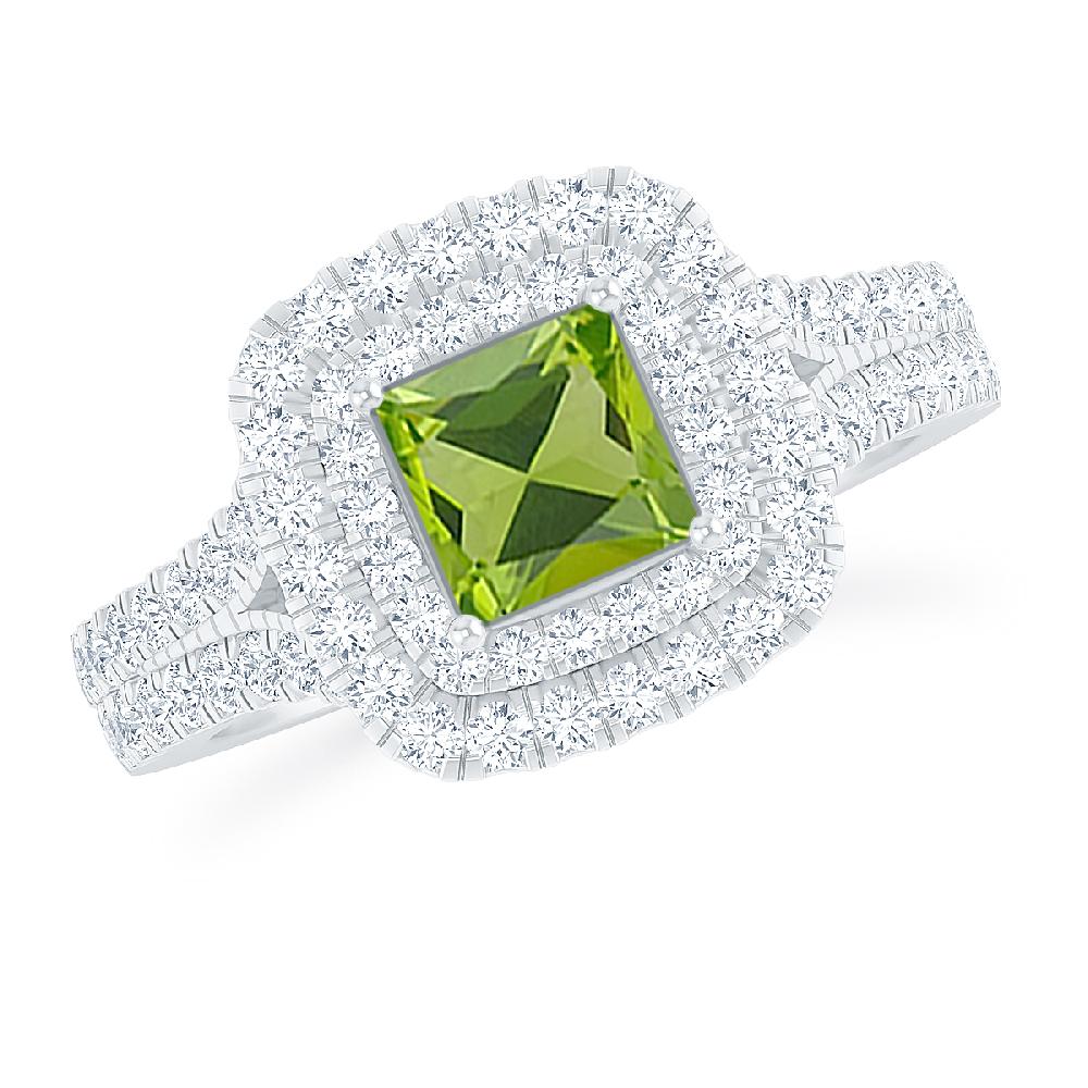 White Gold - Peridot