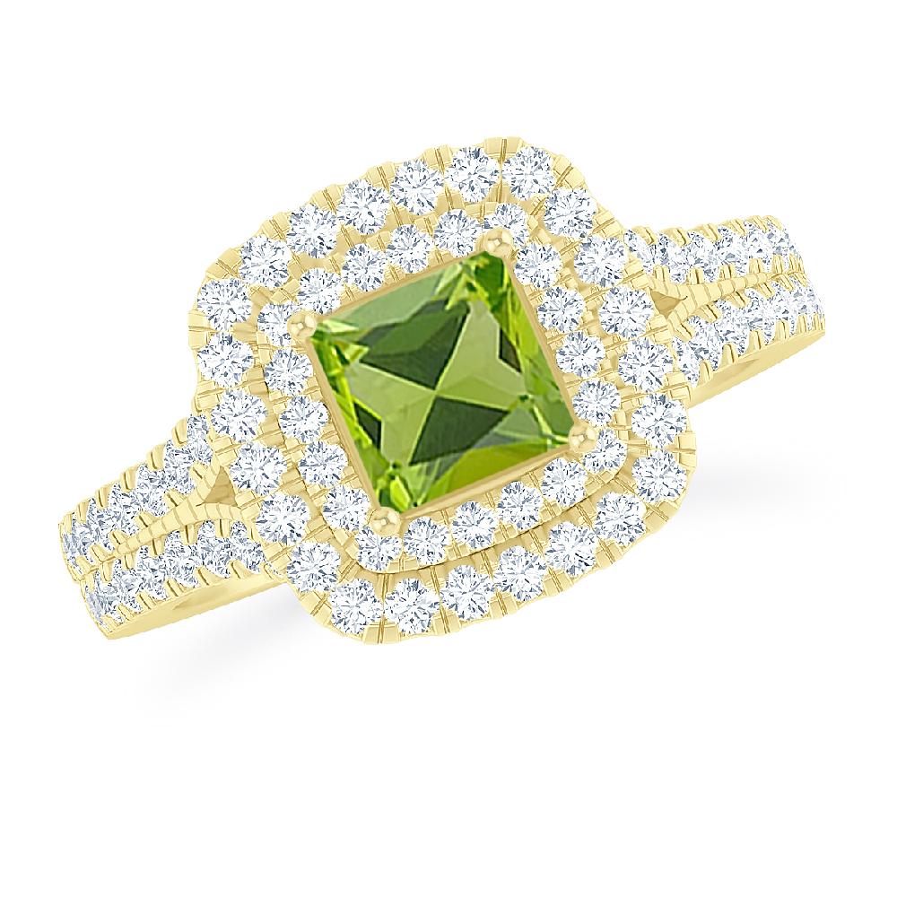 Yellow Gold - Peridot